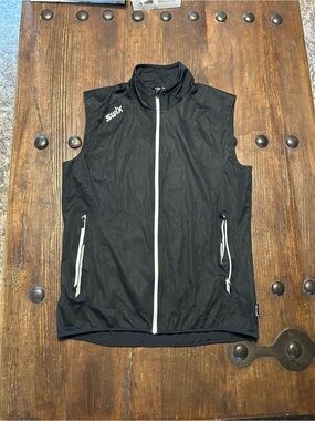 Swix Men's Black Lightweight Windproof Vest